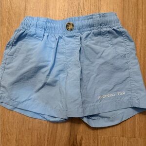 Properly Tied Light Blue Kids Shorts